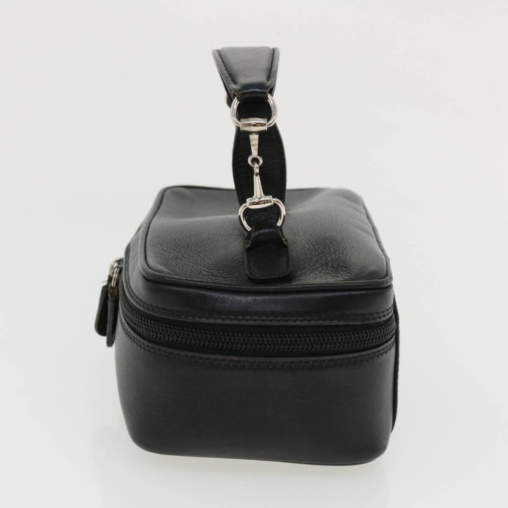 Gucci Horsebit Black Leather Cosmetic Travel Case Rare - Picture 16 of 16